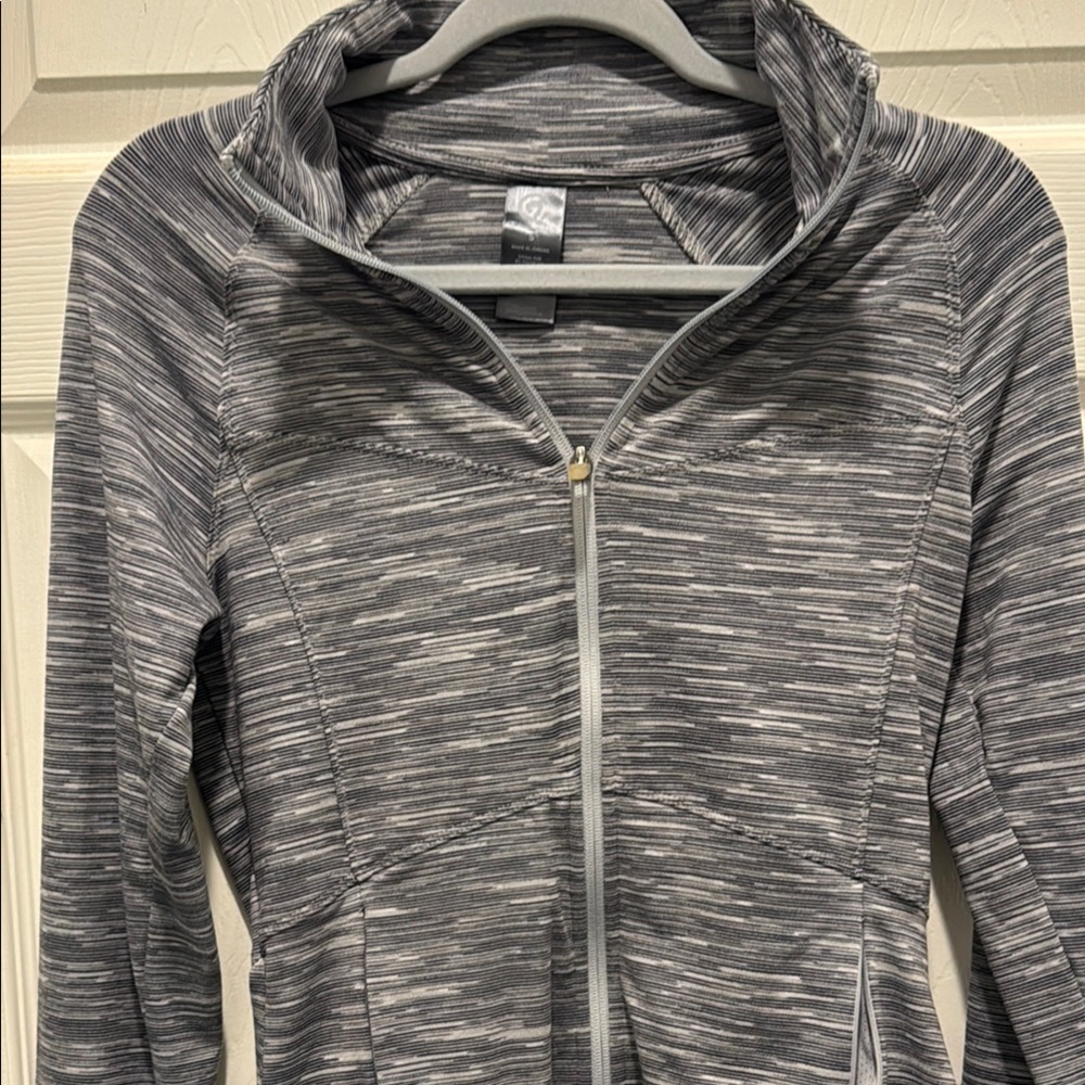C9 by Champion Gray Fitted Zippered Long Sleeve Jacket - Picture 4 of 11